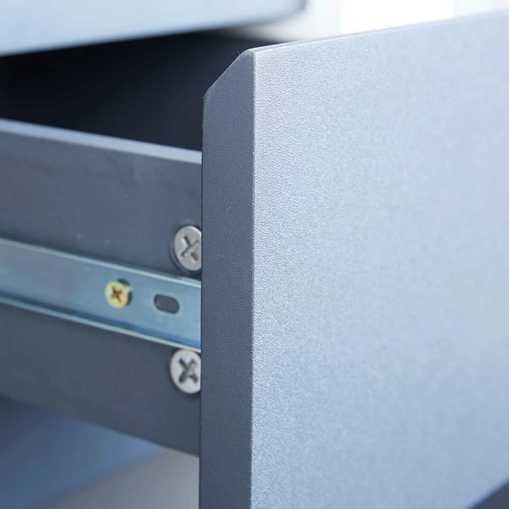 120x50 Hochglanz Schreibtisch In Weiß - Otrando – Bild 6