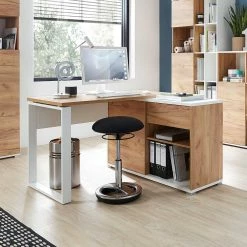 120x75x117 Schreibtisch Mit Anbauregal - Situatica