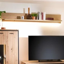 160cm Breites Wandboard In Holzoptik Eiche - Nikdus