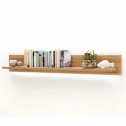 170 Cm Langes Hängeregal In Wildeiche - Iniena