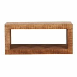 34x20x15 Wandregal Aus Mangoholz Naturbelassen - Norklin