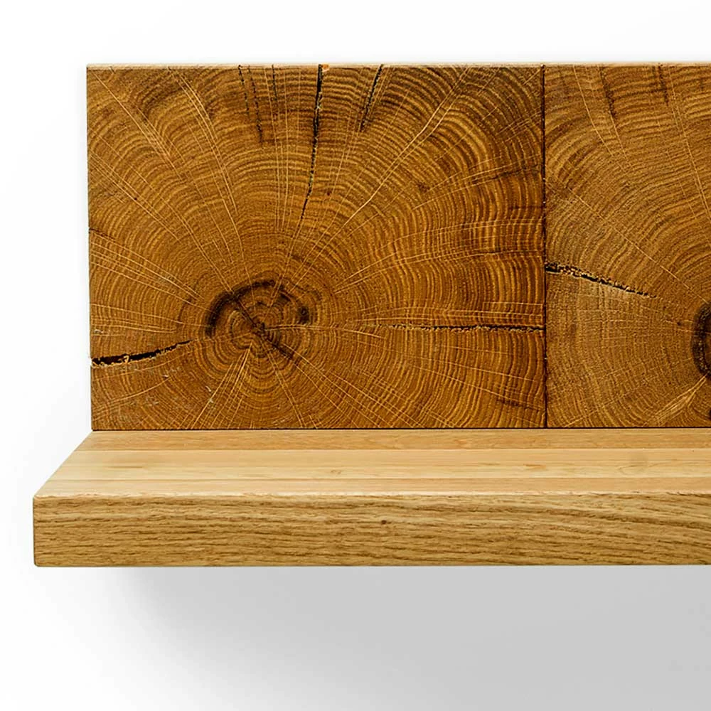 60x20x25 Eiche Wandboard Handgearbeitet - Smanas – Bild 3