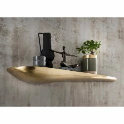 Alu Wandboard In Bronze Goldfarben - Moyico
