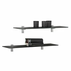Hängeboards Aus Glas In Schwarz - Jaena (2er Set)