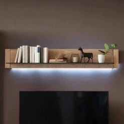 Hängeregal Vernella Aus Eiche Bianco