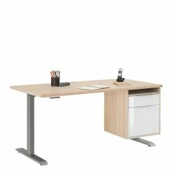 Höhenverstellbarer Schreibtisch In Buche - Viraldina