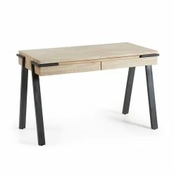 Industrie Design Schreibtisch Aus Holz Delamoto & Stahl