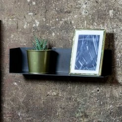 Industry Wand Regal Aus Schwarzerm Stahl - Fanras