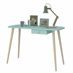 Kinderzimmer Schreibtisch In Mintgrün - Vrespa