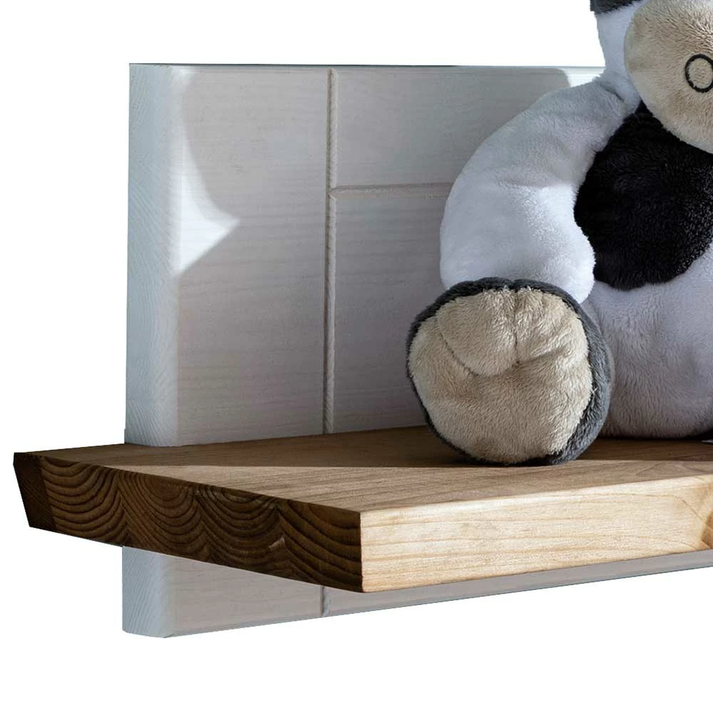 Landhaus Wandboard In Weiß & Eichefarben - Envicron – Bild 3