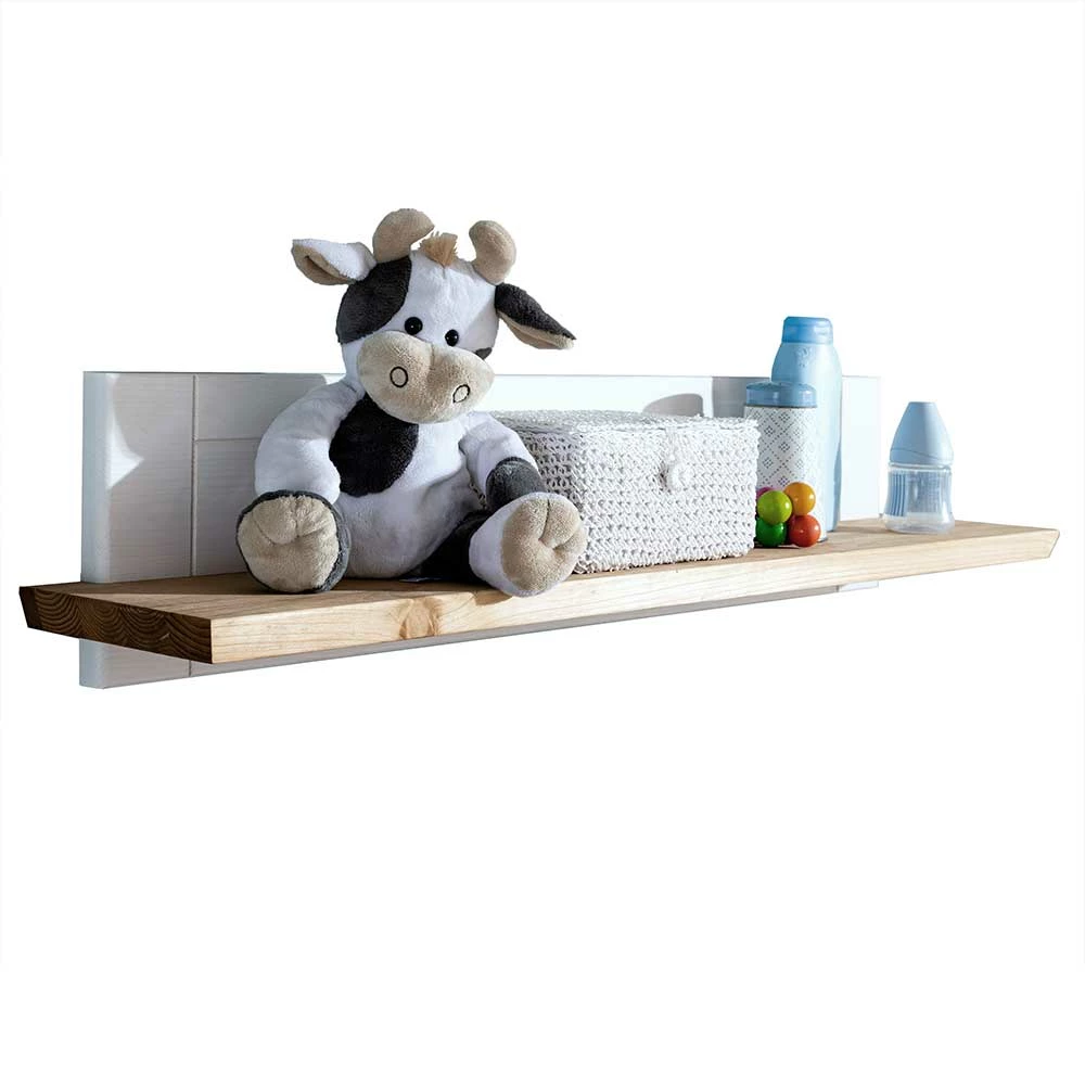 Landhaus Wandboard In Weiß & Eichefarben - Envicron – Bild 2