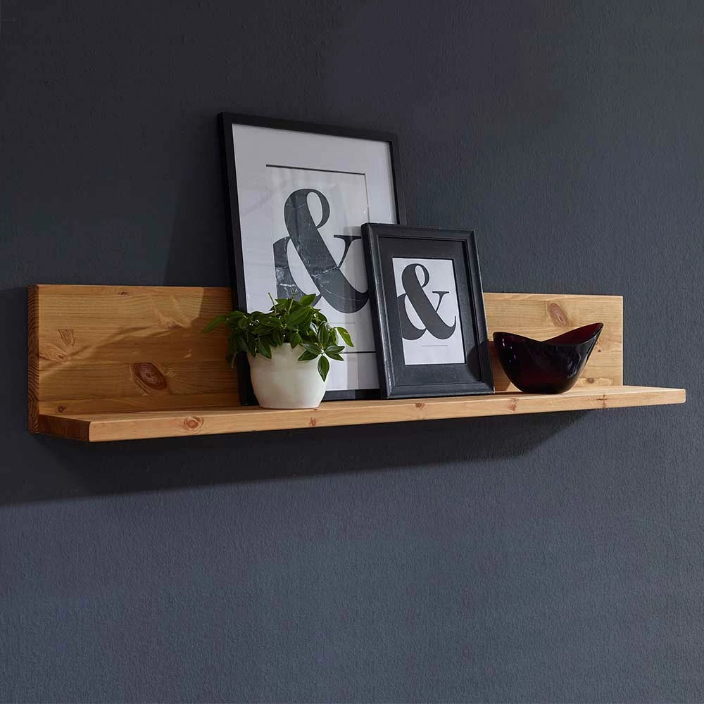 Massives Kiefer Wandboard In Eichefarben - Filedria