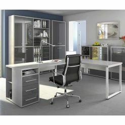 Moderner Eckschreibtisch 220x75x120 Cm - Tederana