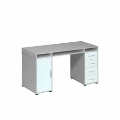 PC Schreibtisch Snowing In Grau Weiß