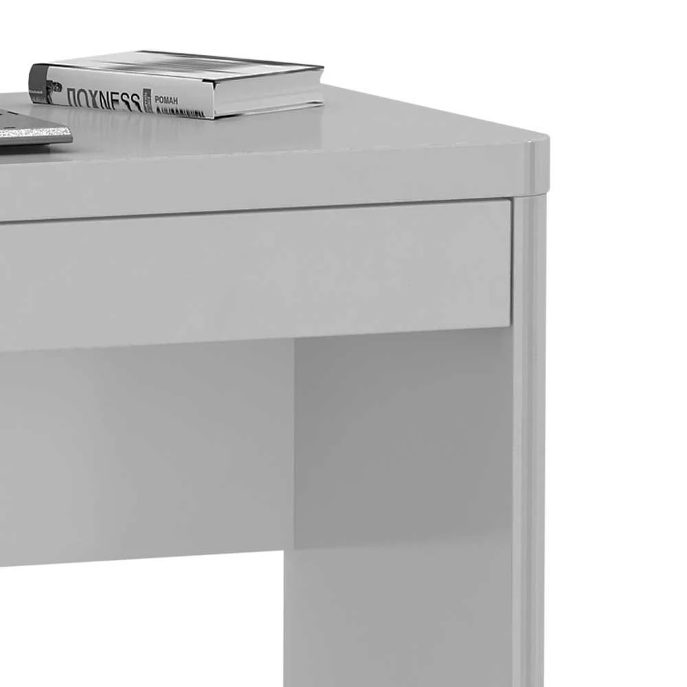 PC-Tisch Trevoz In Hochglanz Weiß – Bild 4