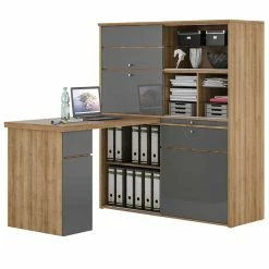 Platzsparendes Mini Office Modern - Vogdana