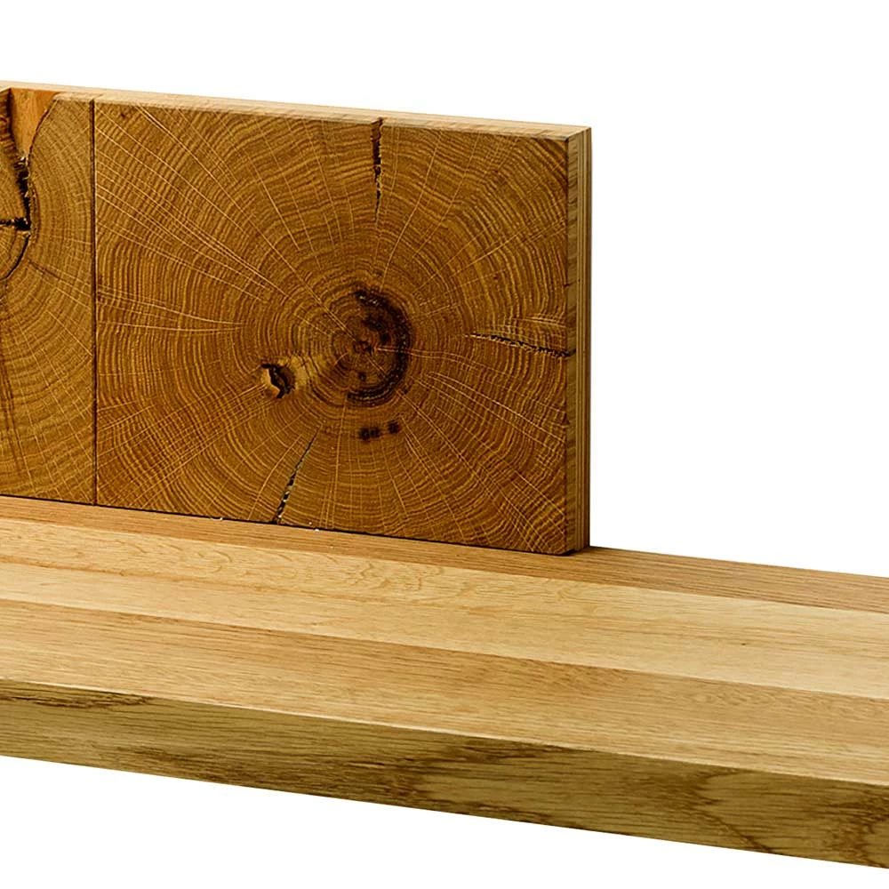 Rustikales Wandboard Aus Eiche Massiv - Smanas – Bild 3