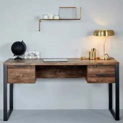 Schreibtisch In Vintage Eiche Dekor - Srecla