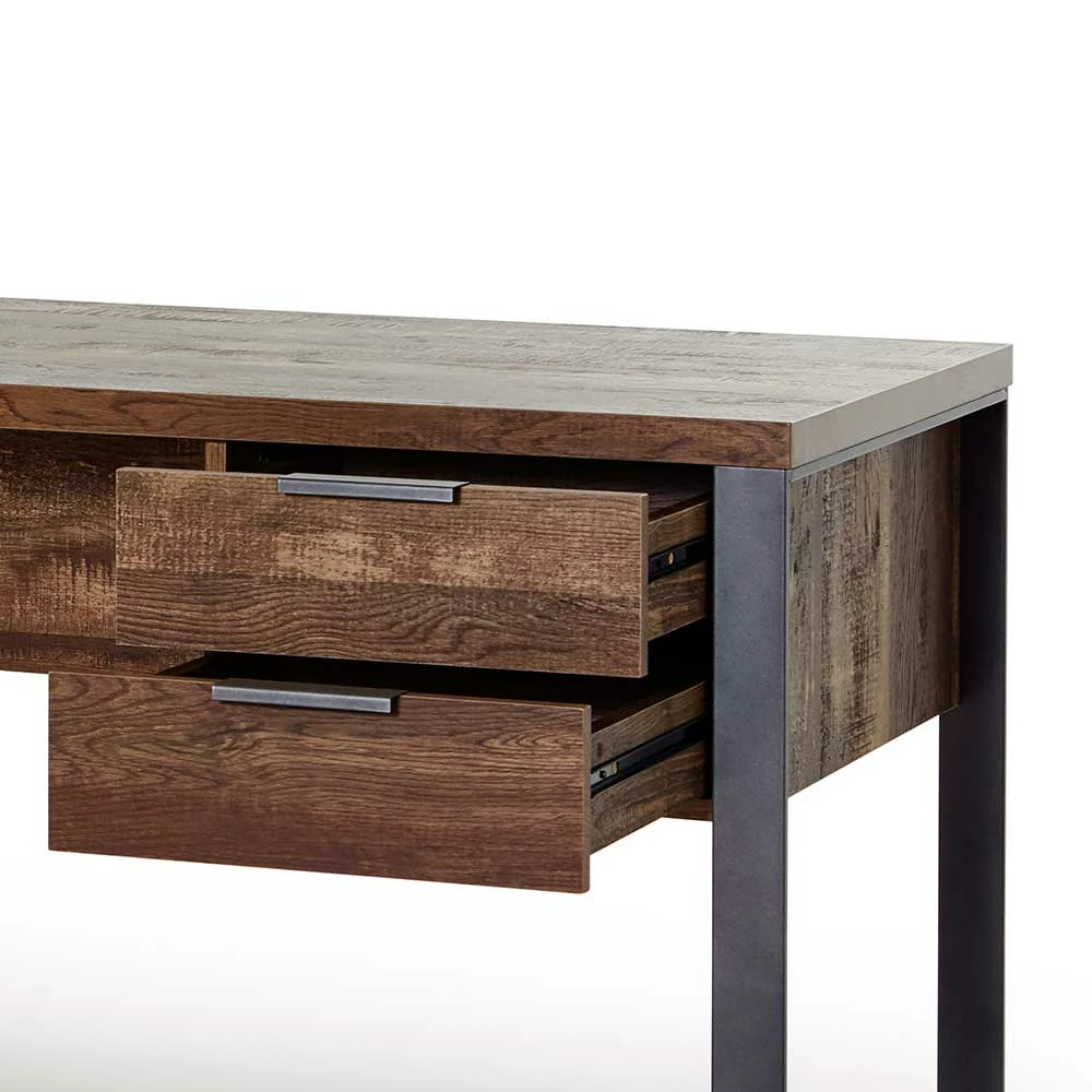 Schreibtisch In Vintage Eiche Dekor - Srecla – Bild 4