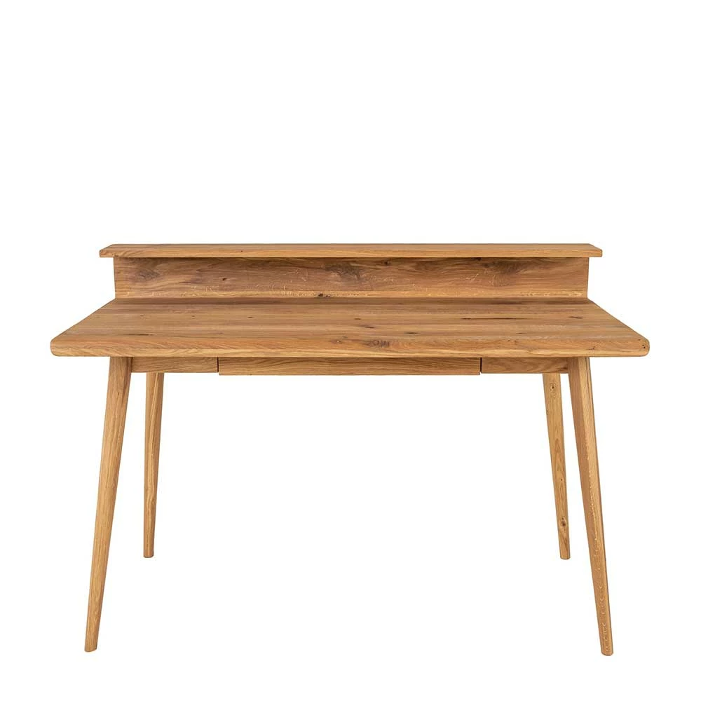 Schreibtisch Mit Aufsatz & Schublade Aus Holz - Garzone – Bild 2