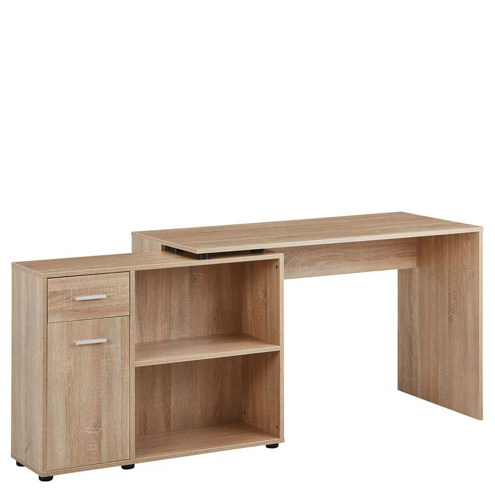 Schreibtisch Mit Regal In Sonoma-Eiche - Brando – Bild 6