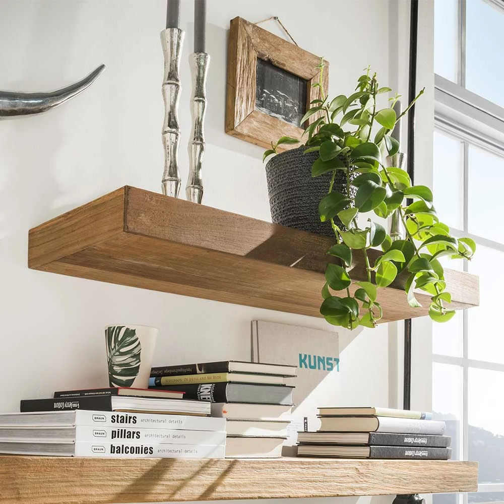 Teak Wandboard Mit 4 Cm Stärke - Palium