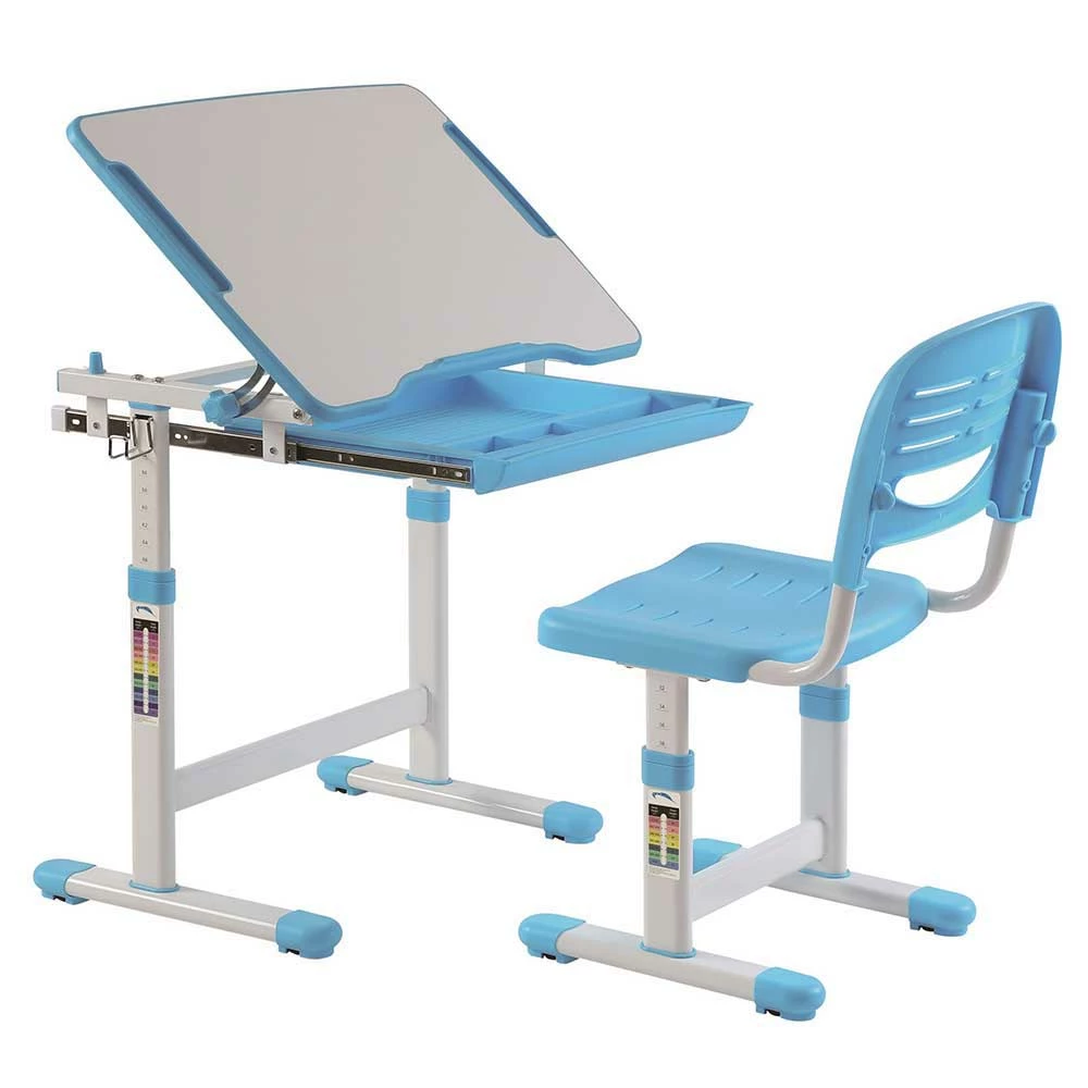 Verstellbarer Kinderschreibtisch Für Jungen Basilica Inklusive Stuhl (zweiteilig) – Bild 3