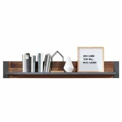 Wandboard In Used Holz & Anthrazit - Firodras