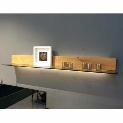 Wandboard Mit Ablageboden Aus Glas - Wokenva