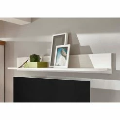 Weißes Wand Regal Mit Rückwand - Diatara