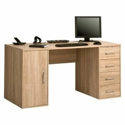 Zeitloser Schreibtisch Kentos In Sonoma-Eiche